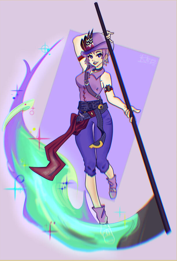 another friend wanted me to draw their final fantasy character