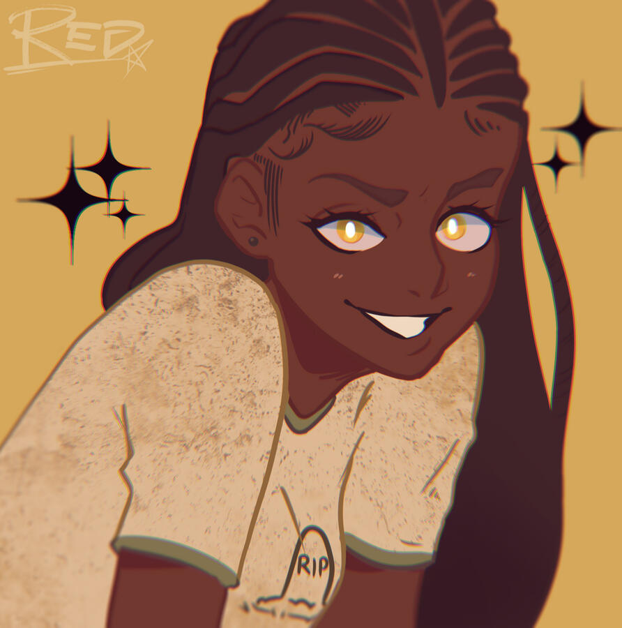 writer friend commissioned me to draw one of their characters