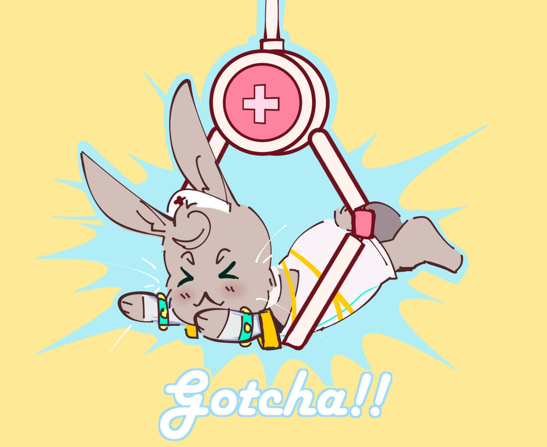 same bun character with a bonus doodle